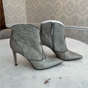 Sam Edelman Bradley Grey Suede Bootie